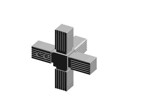 Tube Connectors  30.0 mm Matt Nylon