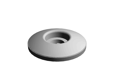 Finishing Washer 3.2 mm 14.0 mm 2.8 mm Nylon White