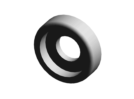 Finishing Washer 4.3 mm 10.5 mm  Nylon Black