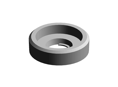 Finishing Washer 4.3 mm 10.5 mm 2.8 mm Nylon White