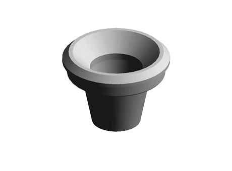 Finishing Washer 5.0 mm 12.0 mm  HDPE Natural