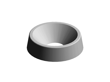 Finishing Washer 5.0 mm 14.6 mm 3.9 mm Nylon Natural