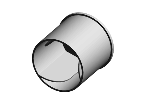 Finned Stud Cap 24.0 mm 26.0 mm (ID) Natural
