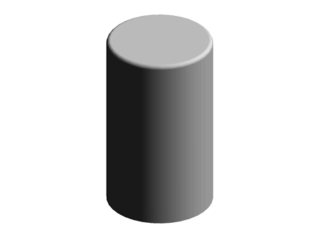 Finned Stud Cap 8.0 mm 9.0 mm (ID) Natural