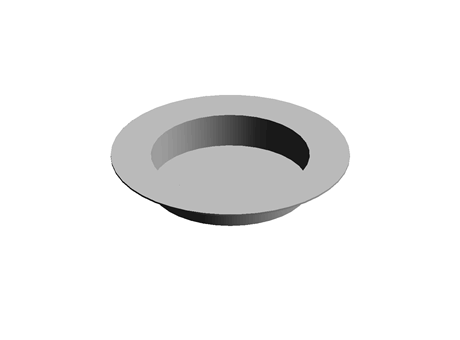 Flange Protector 126.7 mm 129 mm PE Black