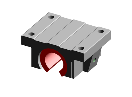 Flanged Linear Carriage 20.0 51.0 M6 Aluminium