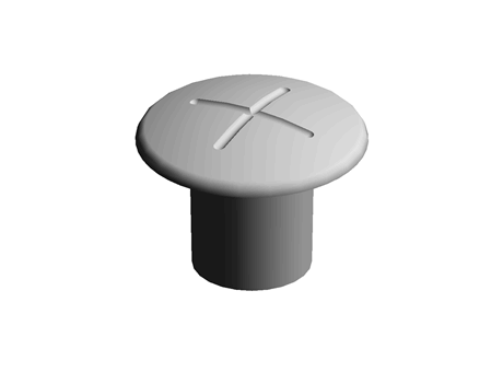 Garden Cane Cap 6.0 mm 12.0 mm 33.0 mm PVC Green