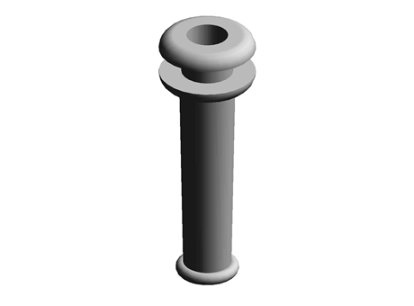 Grommet Sleeve 7.6 mm 3.8 mm  PVC