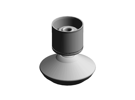 Push-In Glide 16.0 mm  Steel Natural