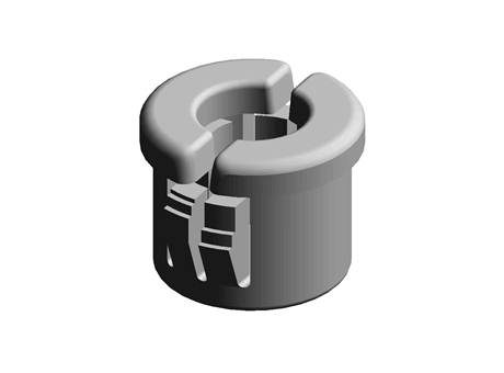 Snub Bushing 12.7 mm (HD) PA Black