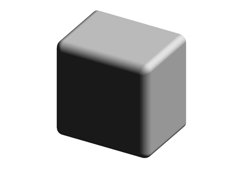 Square End Cap 20.0 mm 15.0 mm PVC Black