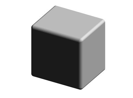 Square End Cap 30.0 mm 25.0 mm PVC Black