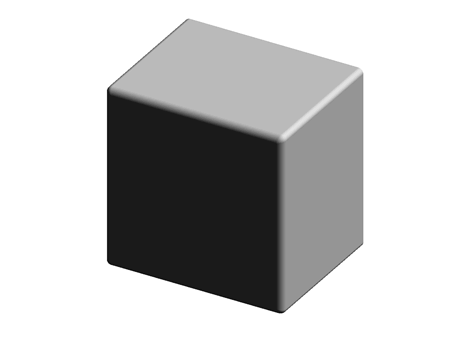 Square End Cap 50.0 mm 40.0 mm PVC Black