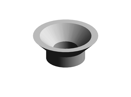 Countersunk Insulation Washer 3.1 mm 8.2 mm 3.7 mm PA