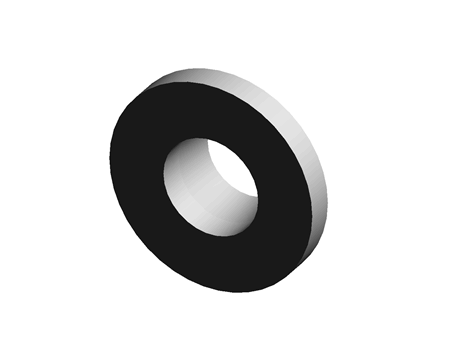 EBF Washer 3.7 mm 9.0 mm 3.0 mm PA