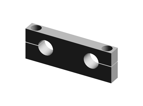 End Block Clearance 40.0 30.0 230.0 Aluminium