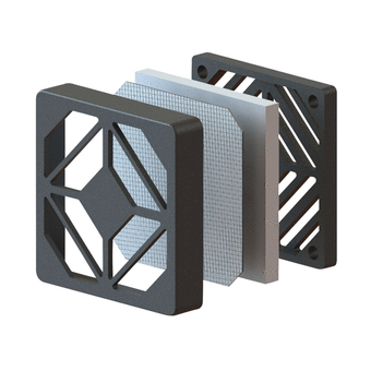 Fan Filter Set 60.0 mm 60.0 mm ABS;PU Foam