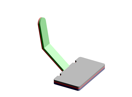 Cable Clip Adhesive 25.0 mm 14.1 mm Aluminium Grey