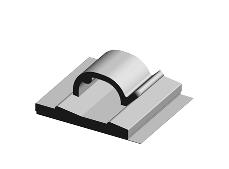 Cable Clip Adhesive 25.1 mm 25.1 mm PA Natural