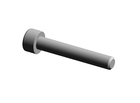 Screw Socket Head Hex Drive M4 25.0 mm Steel