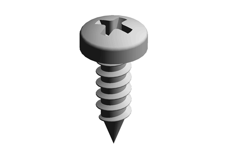 Sheet Metal Screw Crossed Drive 4.2 mm 13.0 mm PPA