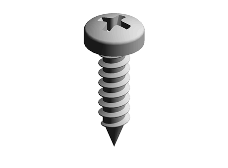 Sheet Metal Screw Crossed Drive 4.2 mm 16.0 mm PPA