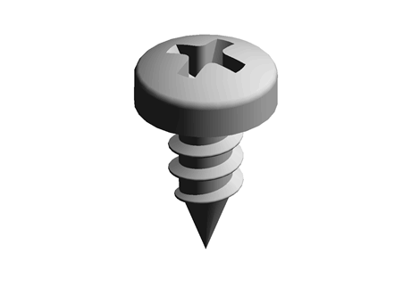 Sheet Metal Screw Crossed Drive 4.2 mm 9.5 mm PPA