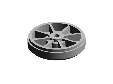 Screw-On Feet 40.0 mm (DIA) 10.0 mm (H) ABS