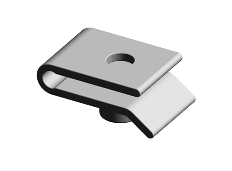 Sheet Edge Insert 27.0 mm (L) PA Black