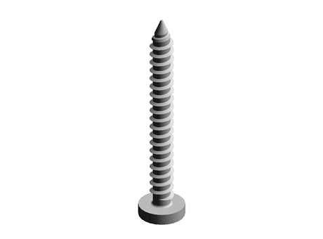 Sheet Metal Screw Crossed Drive 2.9 mm 25.0 mm Steel