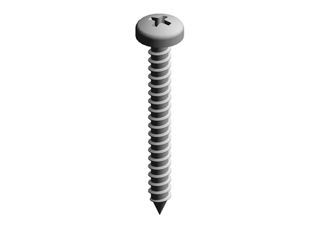 Sheet Metal Screw Crossed Drive 4.5 mm 38.0 mm PPA