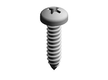 Sheet Metal Screw Crossed Drive 6.3 mm 25.0 mm PPA