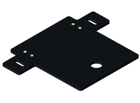 Mounting plate for handle modules