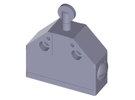 N1ARL with extended roller plunger, Steel roller Ø 18 mm