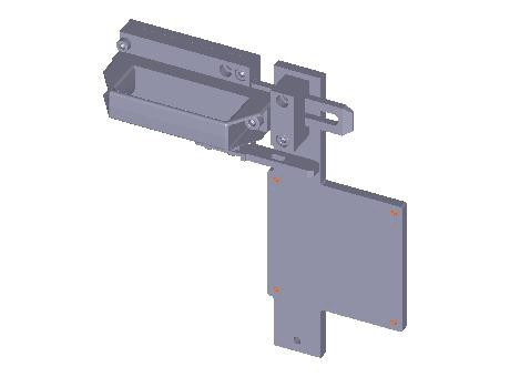 Bolt TZ-C for doors hinged on the left