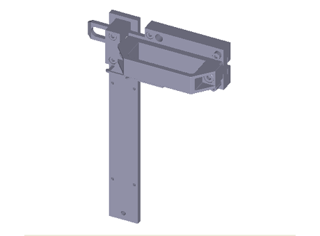 Bolt STP-A for right hinged doors without escape release