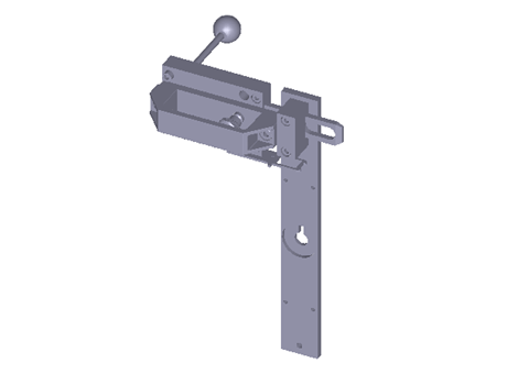 Bolt STP-CF for left hinged doors with escape release