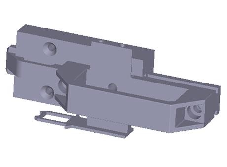 Bolt STP-GFK for right or left hinged doors without escape release