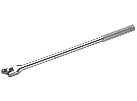 S.145 Long metal-grip hinged handle