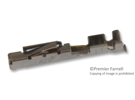 Rectangular Power Contact, Dynamic D-2000 Series, Gold Plated Contacts, Copper, Socket, Crimp