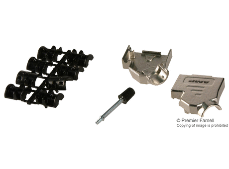 D Sub Backshell, ADK Series, DE, 45-¦, Zinc Body