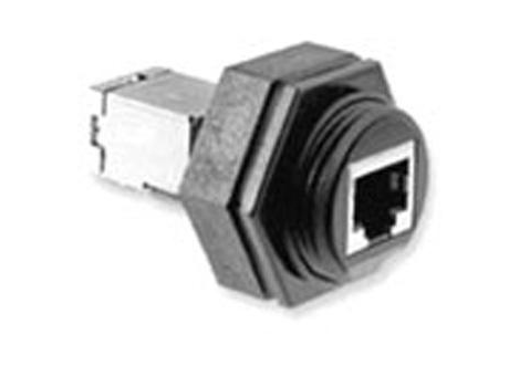Sealed Ethernet, 8 Contact, Receptacle, Ethernet, Bulkhead Mount