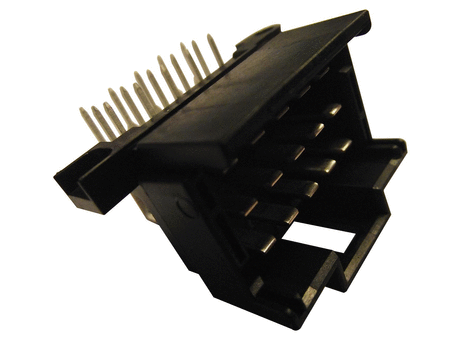 Rectangular Power Connector, Junior Power Timer Series, Through Hole, Header, 18 Contacts, 5 mm