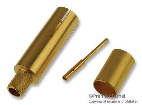 Rectangular Power Contact, ARINC 600/404 Series, Gold Plated Contacts, Brass, Socket