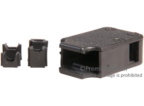 D Sub Backshell, AMPLIMITE Series, DA, 90-¦, 180-¦, Thermoplastic Body