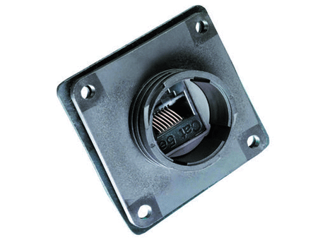 Sealed Ethernet, Receptacle, RJ45, CPC Series 45 Series, Panel Mount