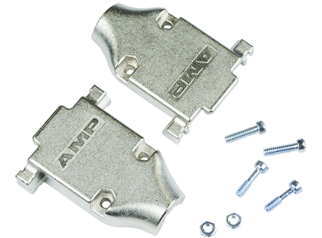 D Sub Backshell, AMPLIMITE Series, DA, 180-¦, Zinc Alloy Body