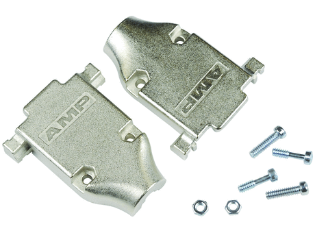 D Sub Backshell, AMPLIMITE Series, DA, 180-¦, Zinc Alloy Body