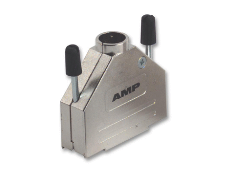 D Sub Backshell, ADK Series, DA, 180-¦, Zinc Body