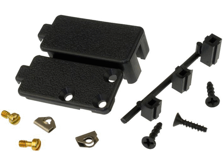 D Sub Backshell, AMPLIMITE HD-20 Series, DE, 90-¦, 180-¦, Thermoplastic Body